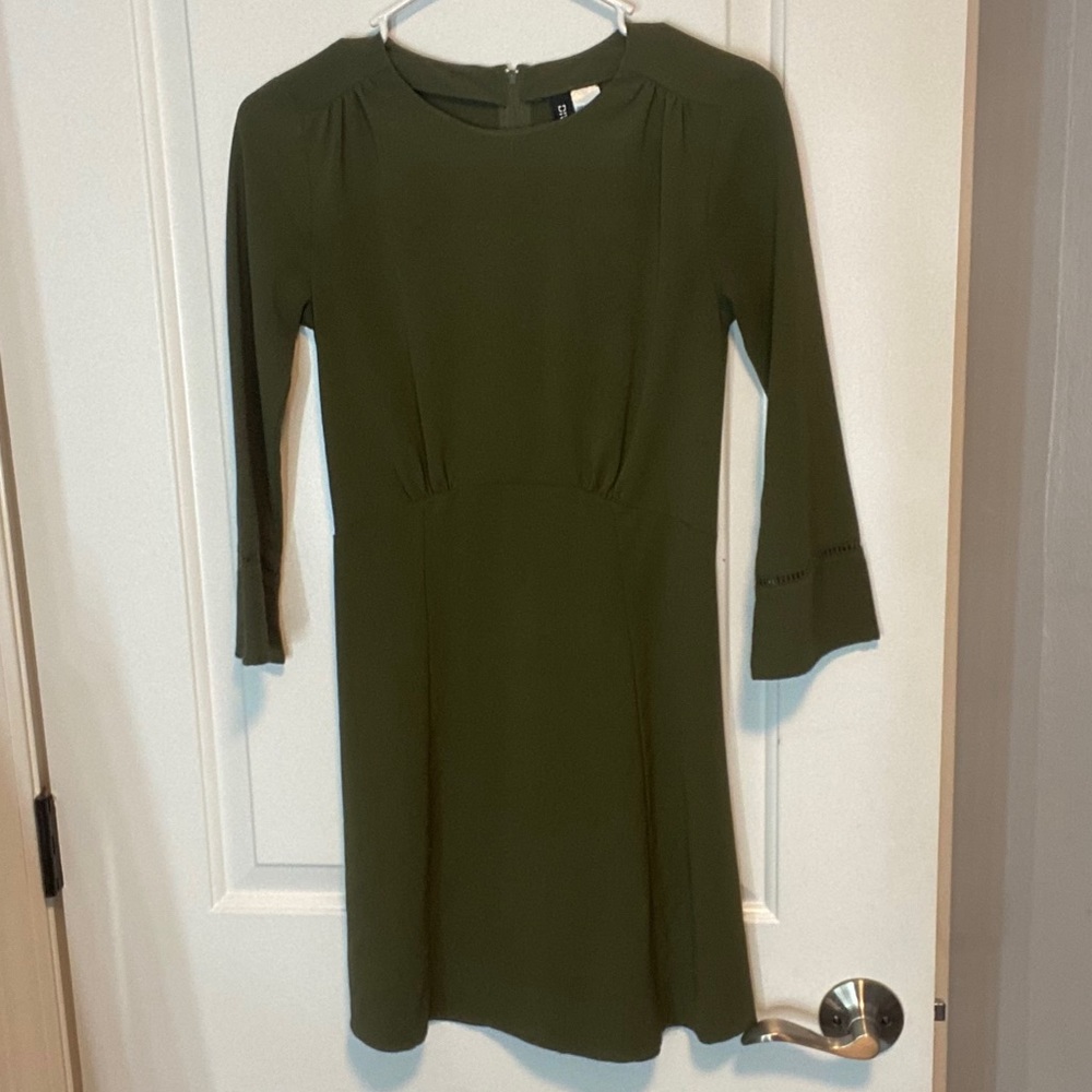 H&M Olive Green Dress